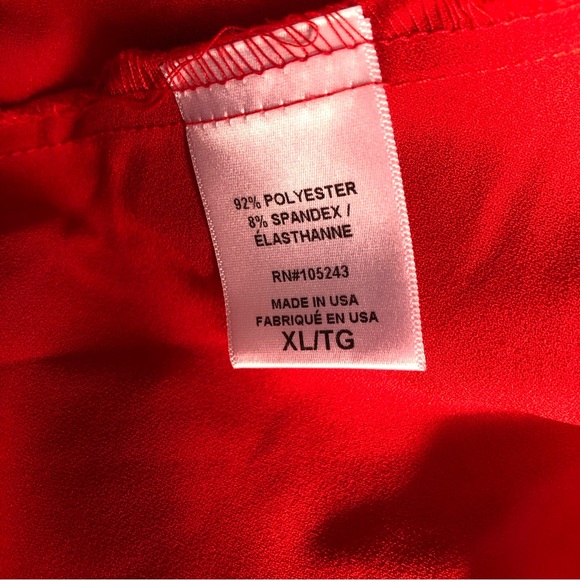 Bobeau Flouncy Red Sleeveless Dress - Picture 7 of 7